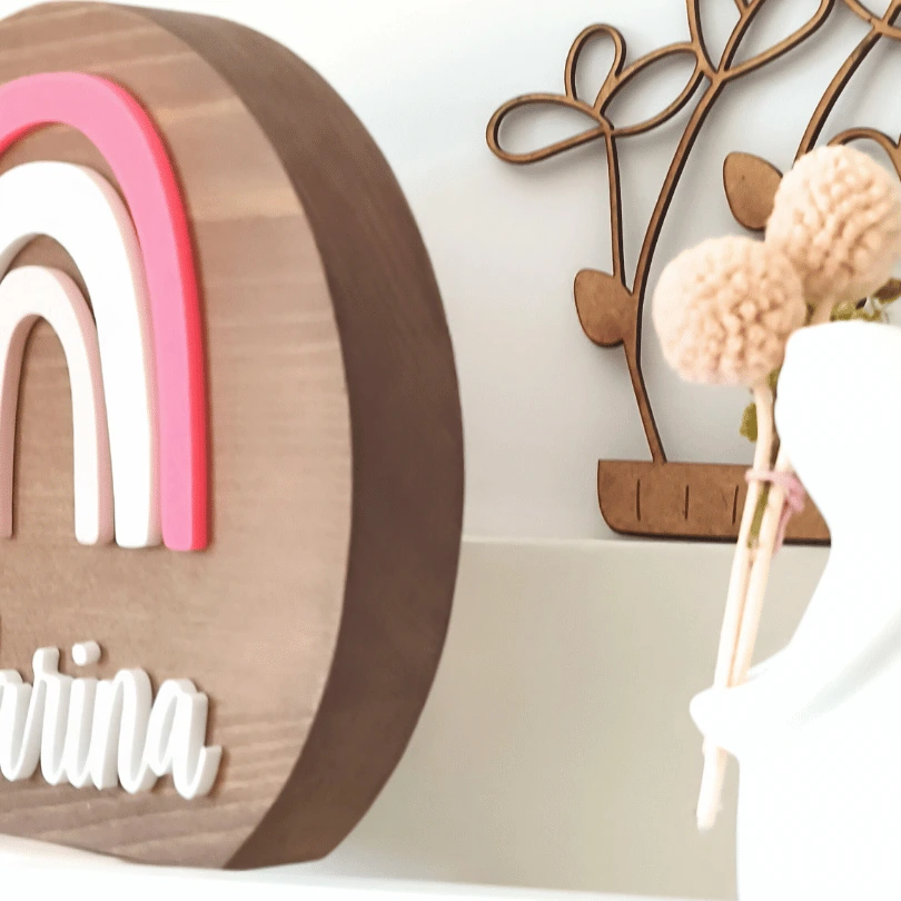 Nombre decorativo arcoiris - Imagen 2